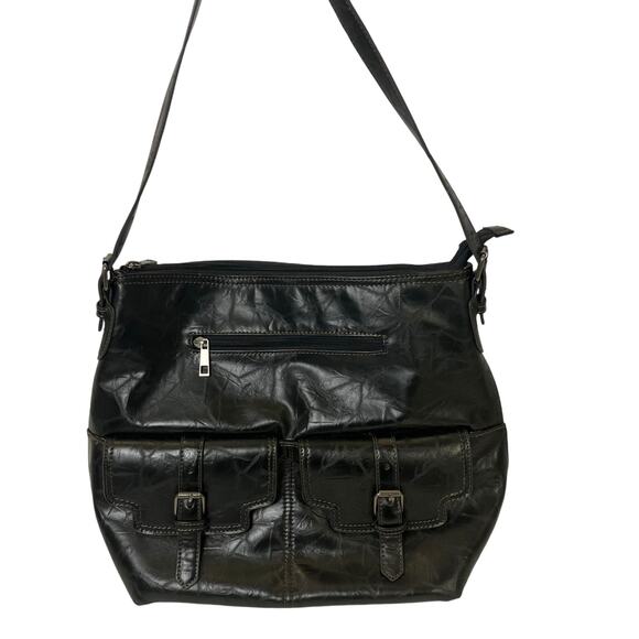 Coral Ridge Women's Black Western Shoulder Bag - Picture 1 of 9